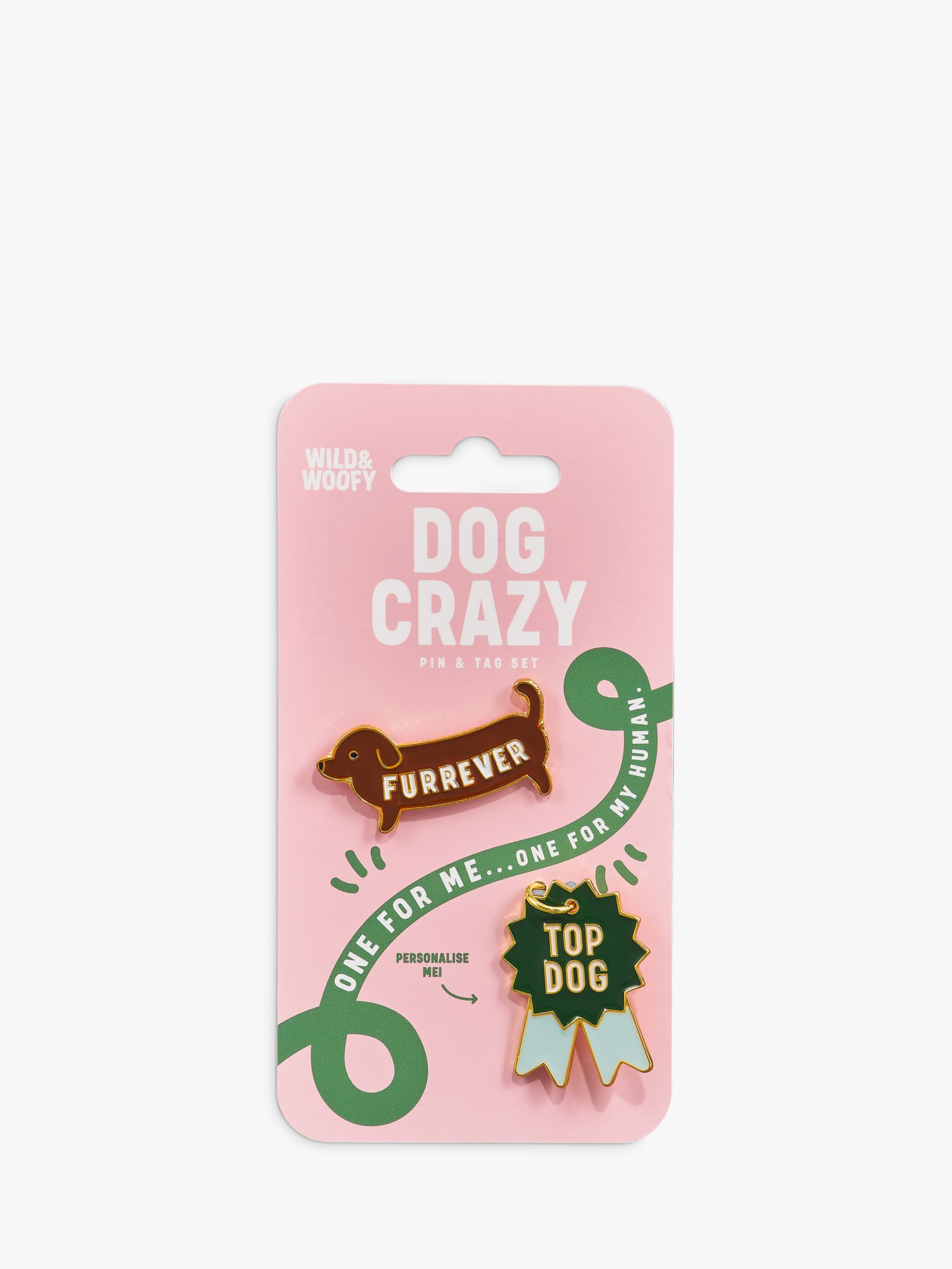 Wild & Woofy Dog Pin & Tag Set review