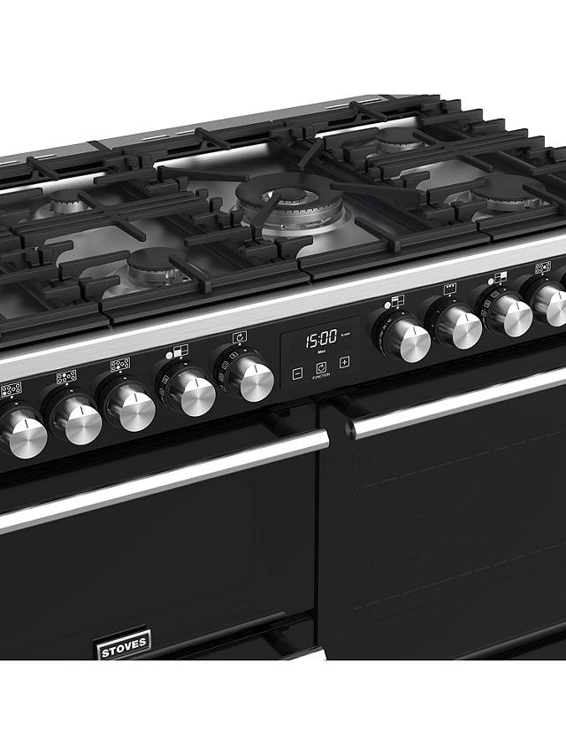 Buy Stoves Precision Deluxe S1000DF Dual Fuel Range Cooker, A/A/A Range Cooker, Black Online at johnlewis.com
