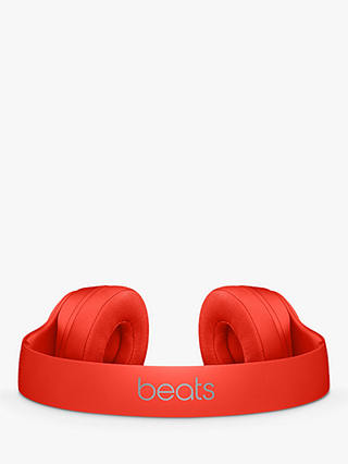 Beats Solo³ Wireless Bluetooth On-Ear Headphones with Mic/Remote, Red