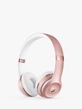 Beats Solo³ Wireless Bluetooth On-Ear Headphones with Mic/Remote, Rose Gold