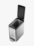 EKO Ecoslim Pedal Bin, Stainless Steel 8L