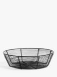 John Lewis Wire Serving Basket, Black, Small