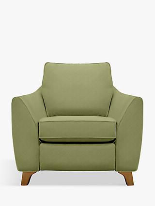The Sixty Eight Range, G Plan Vintage The Sixty Eight Armchair with Footrest Mechanism, Marl Green