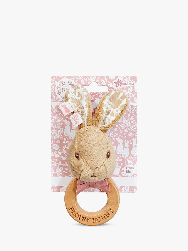 Peter Rabbit Flopsy Bunny Ring Rattle
