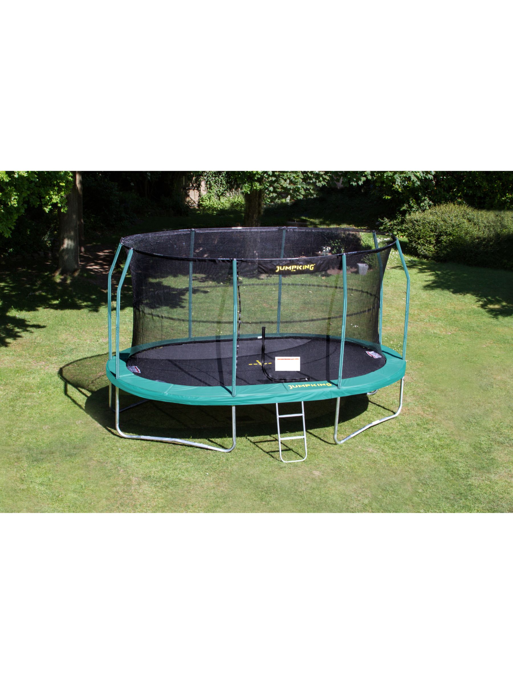 JumpKing 8 x 11.5ft Oval Trampoline at John Lewis & Partners