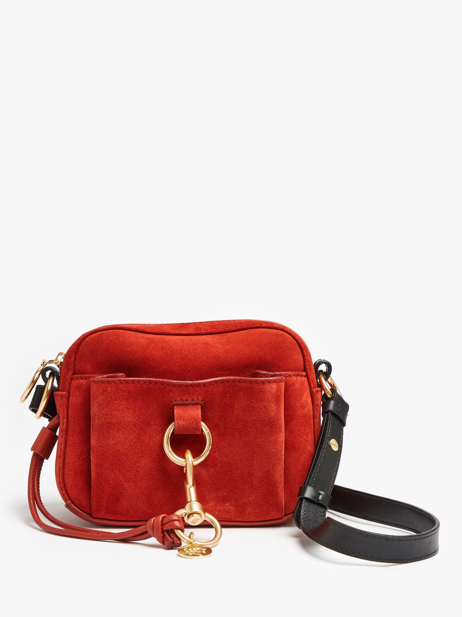 chloe red handbag