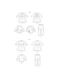 Simplicity Toddlers' Sportswear Sewing Pattern, 9023, 6 months-4 years