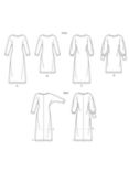 Simplicity Misses' Slim Dress Sewing Pattern, 9011, H5