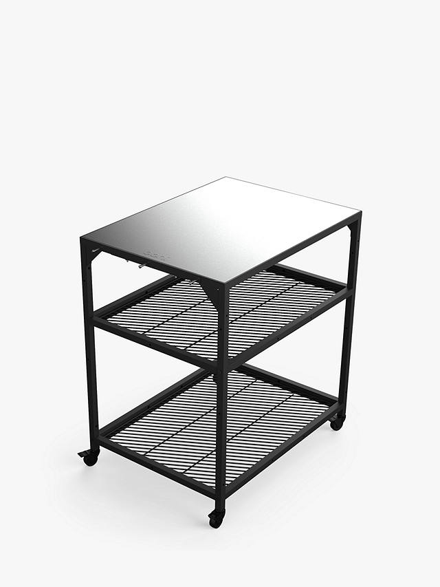 Ooni Medium Modular Outdoor Kitchen Table/BBQ Trolley, Black