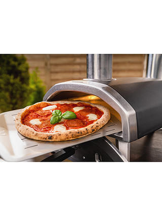 Ooni Fyra 12 Portable Outdoor Pizza Oven, Black/Silver