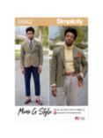 Simplicity Mimi G Style Men's Blazer Jacket Sewing Pattern, 8962
