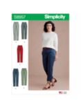 Simplicity Women's Slim Fit Trousers Sewing Pattern, 8957
