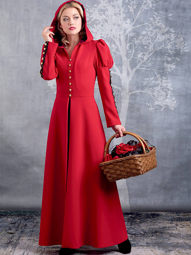 Simplicity Women's Costume Maxi Coat Sewing Pattern, 8974, H5
