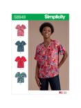 Simplicity Women's Button Through Tops Sewing Pattern, 8949