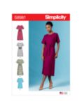 Simplicity Women's Pull-On Dress Sewing Pattern, 8981