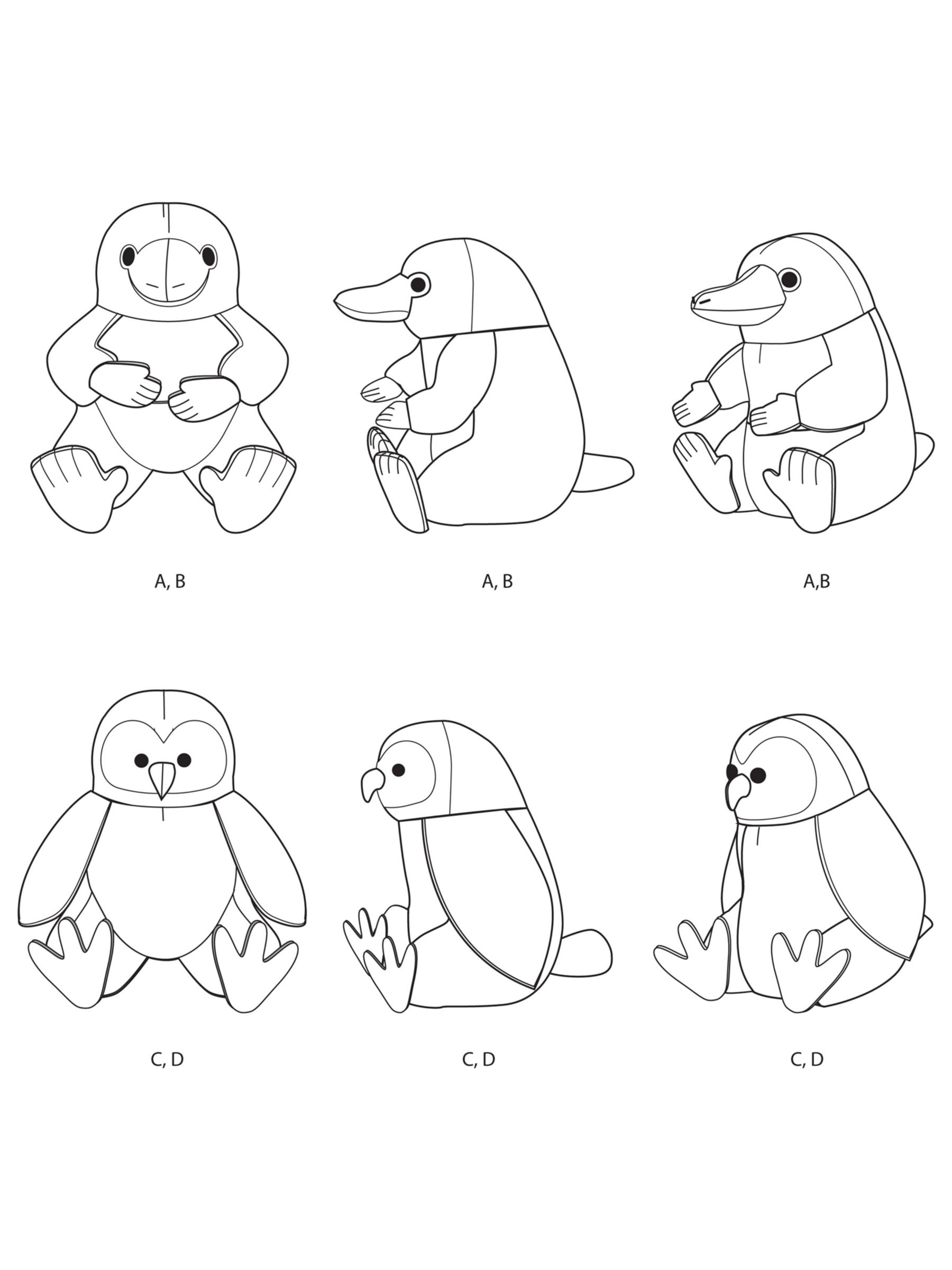 platypus sewing pattern