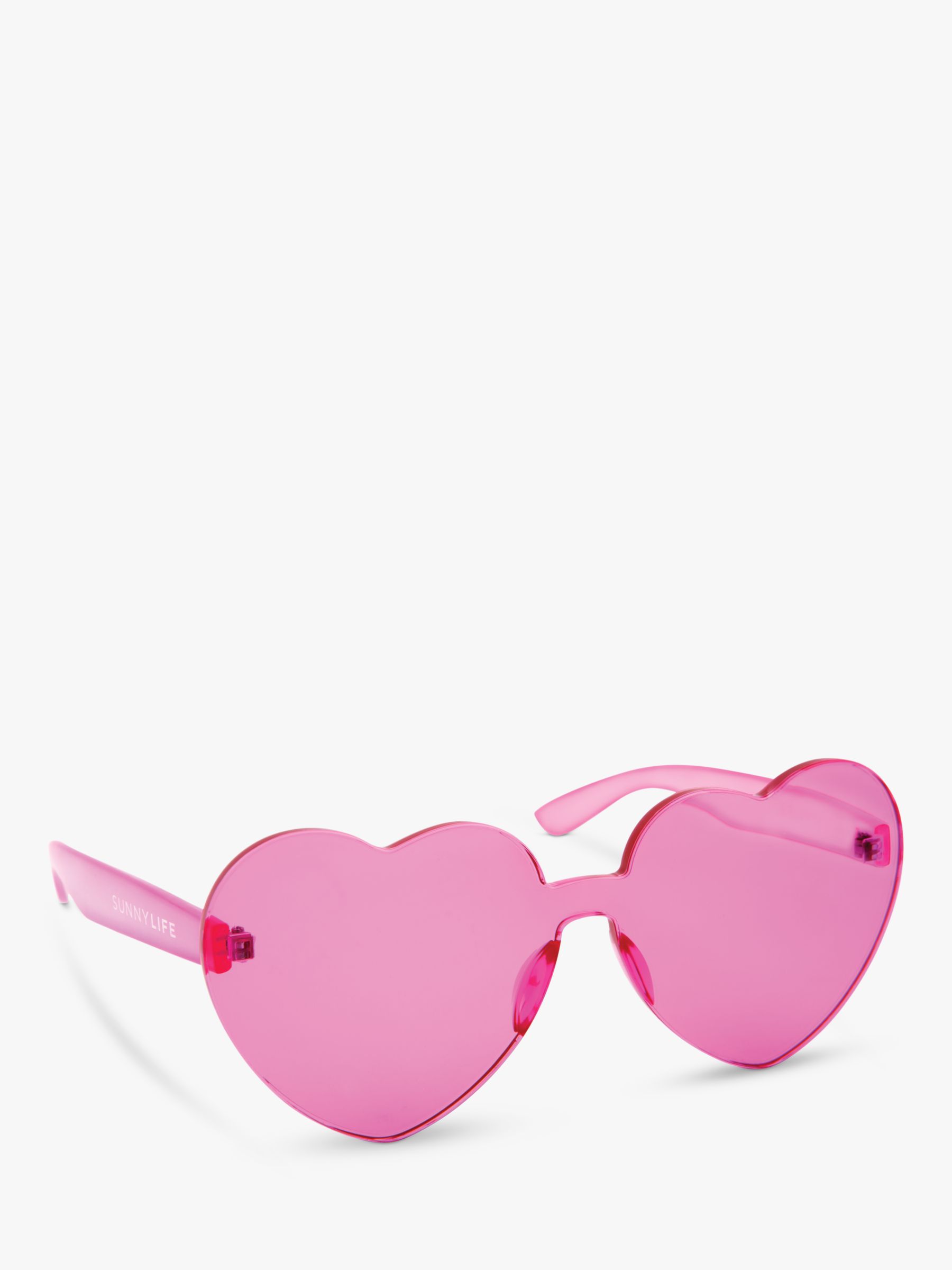 Sunnylife Pink Heart Sunglasses at John Lewis & Partners
