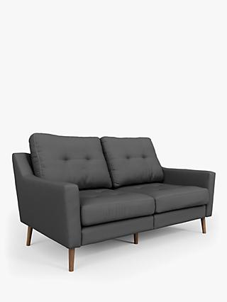 Sofi Range, Sofi 'Sofa in a Box' Small 2 Seater Sofa, Dark Leg, Charcoal Grey