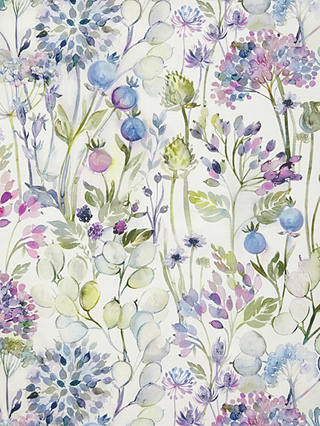 Voyage Country Hedgerow Furnishing Fabric, Lilac Cream