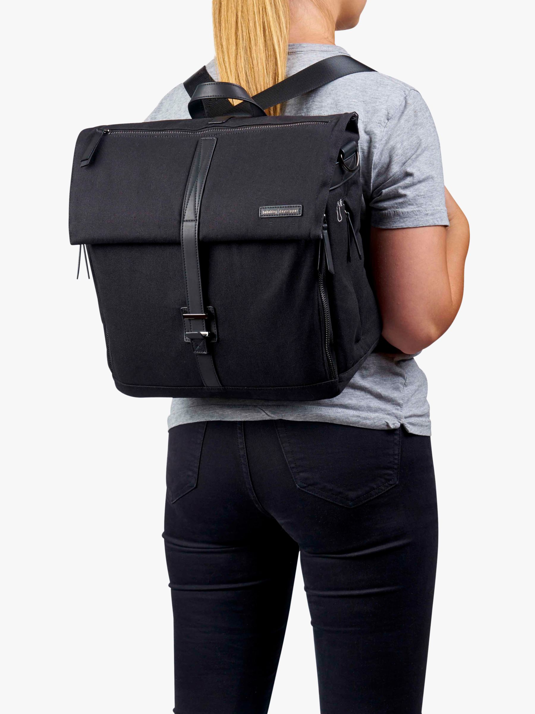 BabaBing! Daytripper ShoulderBackpack Changing Bag, Black at John