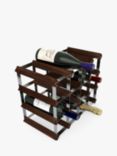 RTA Freestanding Wood Wine Rack, 16 Bottle