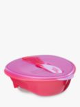 Vital Baby Nourish Power Suction Bowl and Spoon Set, Pink Fizz