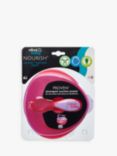 Vital Baby Nourish Power Suction Bowl and Spoon Set, Pink Fizz