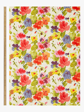 Spendlove Large Bright Flowers Print Fabric, Multi