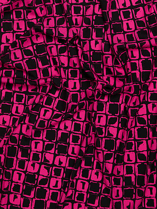 John Kaldor Hermione Squares Print Fabric, Pink