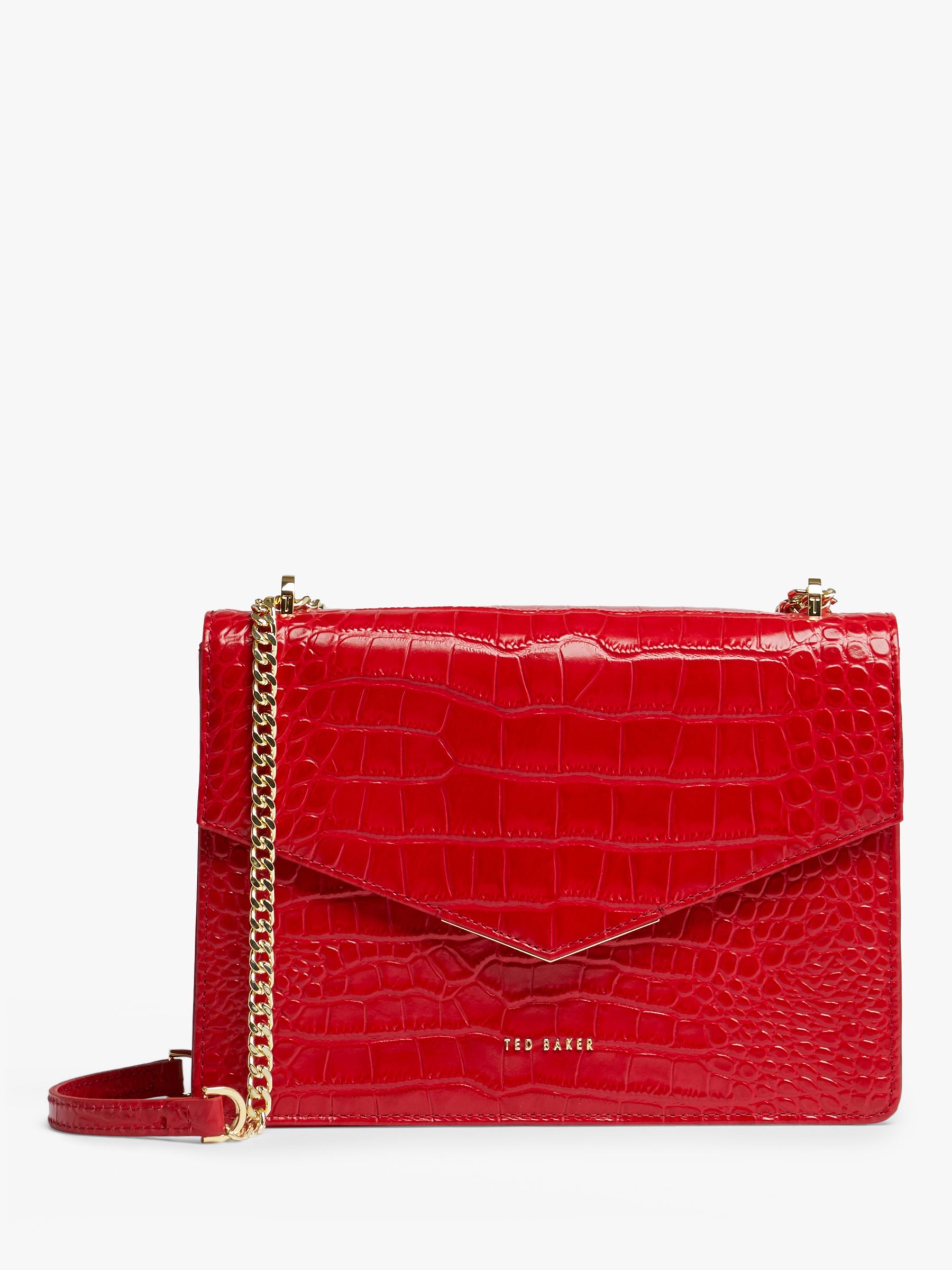 red croc crossbody bag