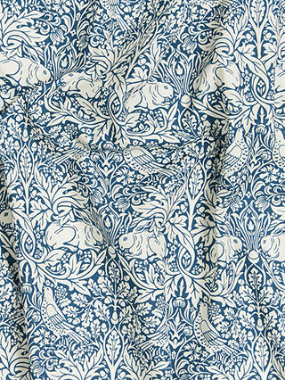 Morris & Co. Brer Rabbit Print Fabric, Navy Blue