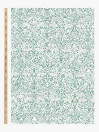 Morris & Co. Brer Rabbit Print Fabric, Teal