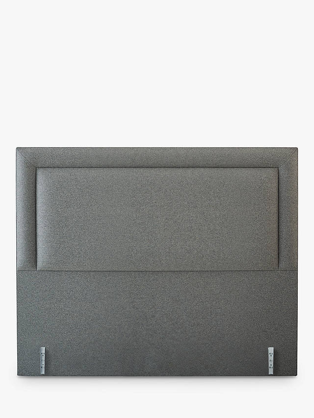 Vispring Leda Full Depth Upholstered Headboard, Double, Amatheon Wolf, FSC-Certified (Chipboard)