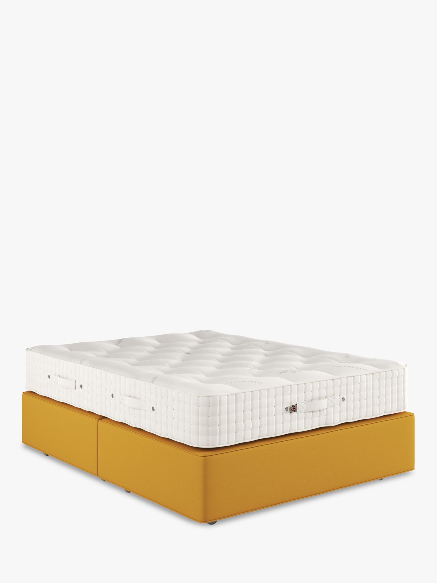 Photo of Vispring axminster supreme 2500 mattress and premier divan base set medium tension double fsc certified -spruce-