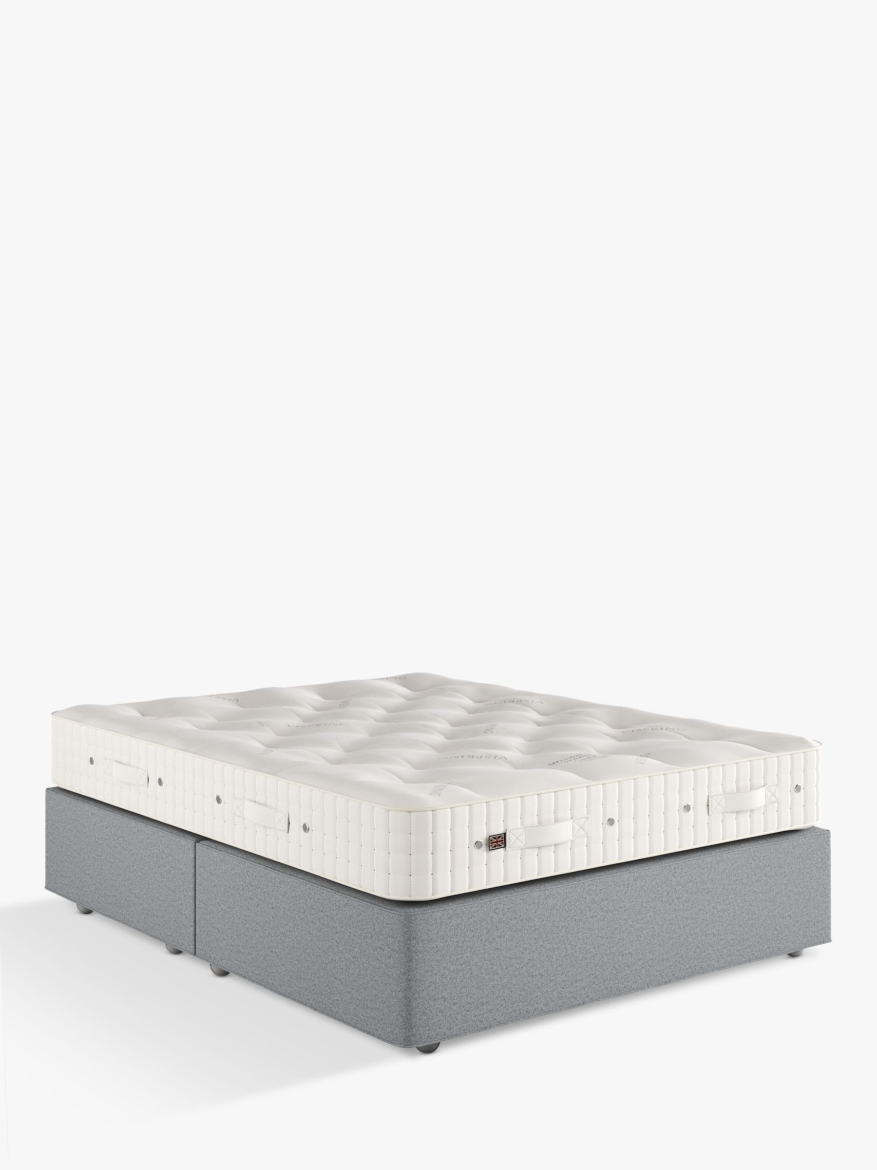 Photo of Vispring woolacombe supreme 2000 mattress and premier divan base set medium tension king size fsc certified -spruce-