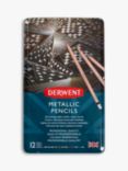 Derwent Metallic Pencils, Pack of 12