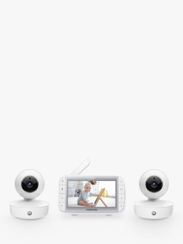 Motorola MBP50A Twin Digital 5'' Colour Video Baby Monitor with 2 Cameras