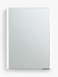 John Lewis Vertical Single Mirrored and Illuminated Bathroom Cabinet