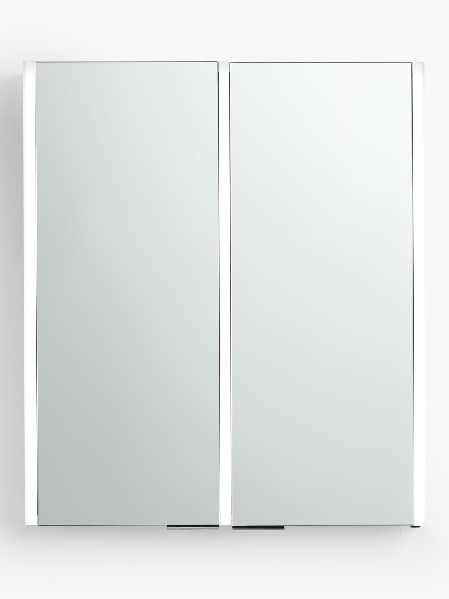 Photo of John lewis vertical double mirrored and illuminated bathroom cabinet