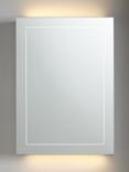 John Lewis Enclose Single Mirrored and Illuminated Bathroom Cabinet