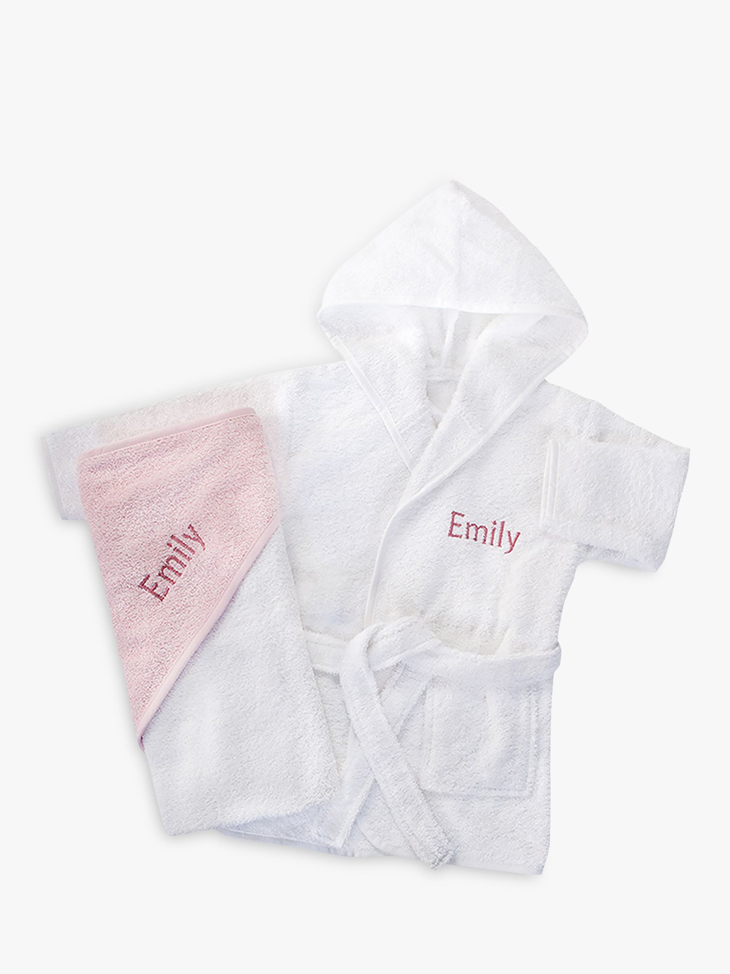 pink hooded baby towel
