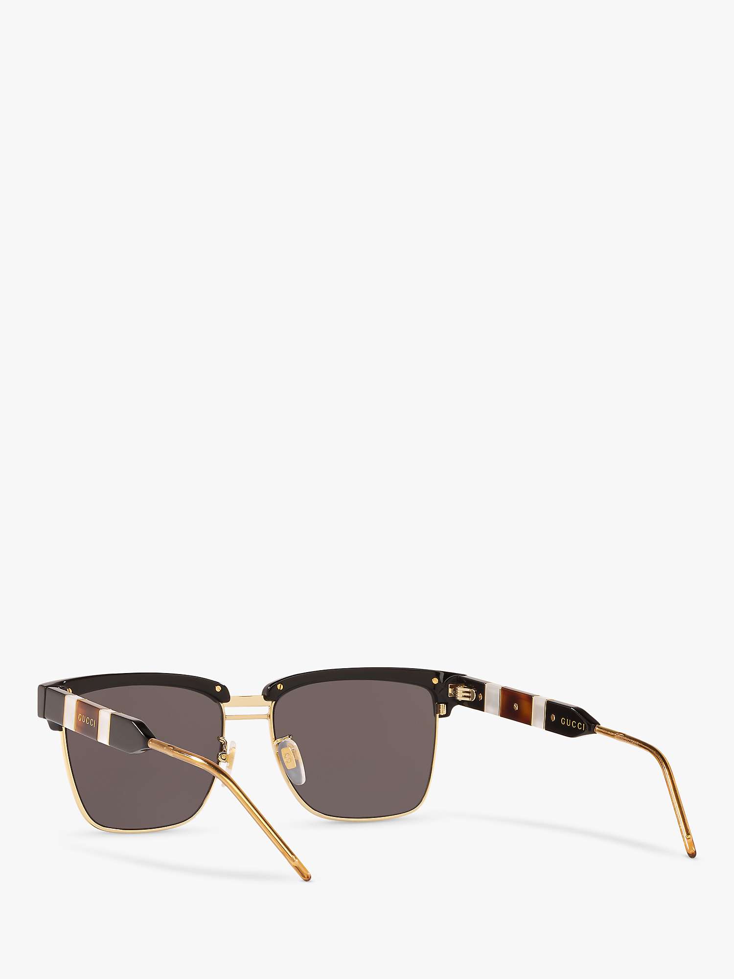 Buy Gucci GG0603S Men's Rectangular Sunglasses Online at johnlewis.com