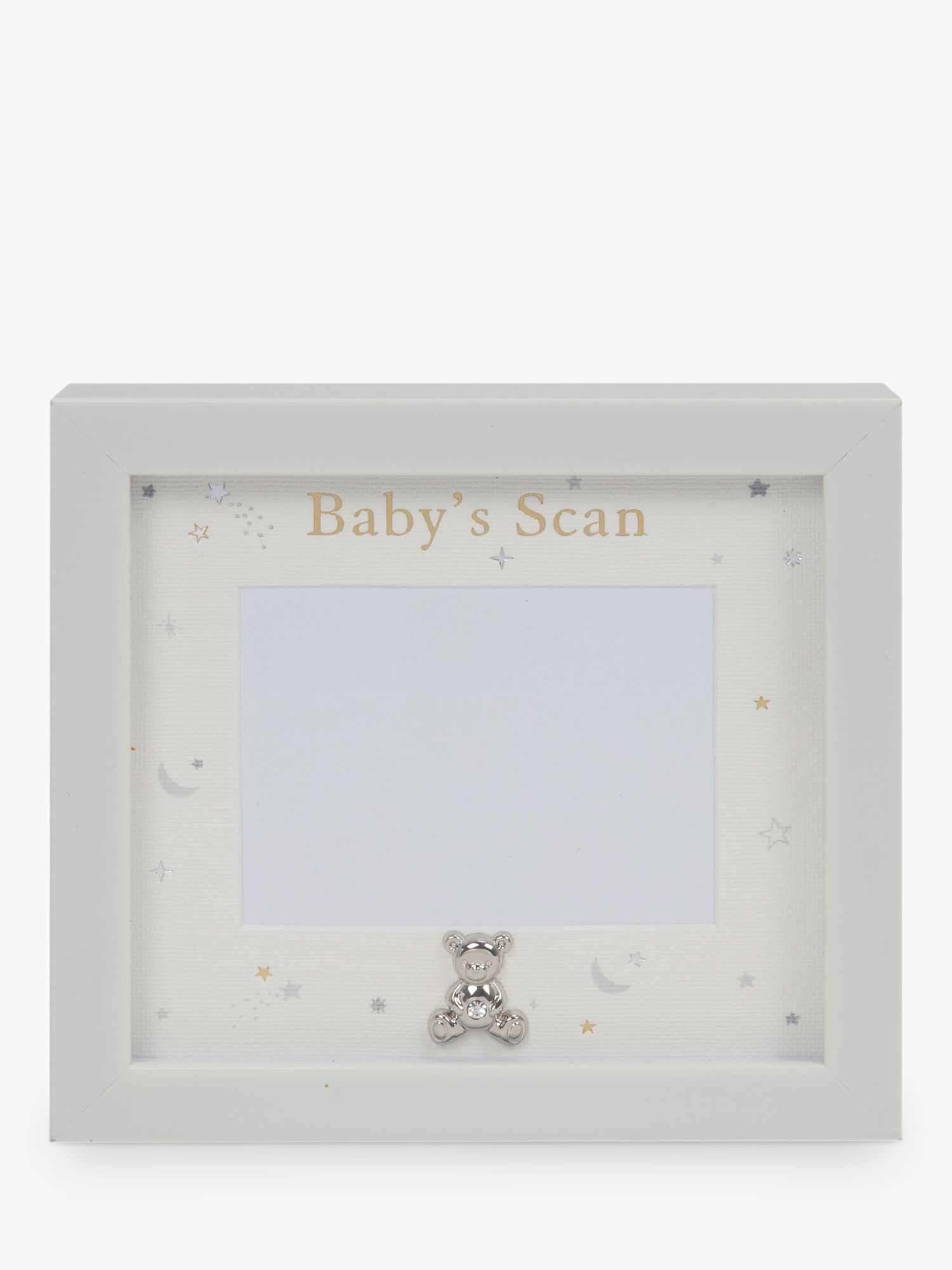 John Lewis Baby's Scan Linen Photo Frame