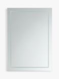 John Lewis Frame Wall Mounted Illumintaed Bathroom Mirror, Medium