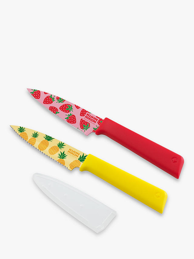 Kuhn Rikon Colori Paring Knives, Set of 2, Assorted