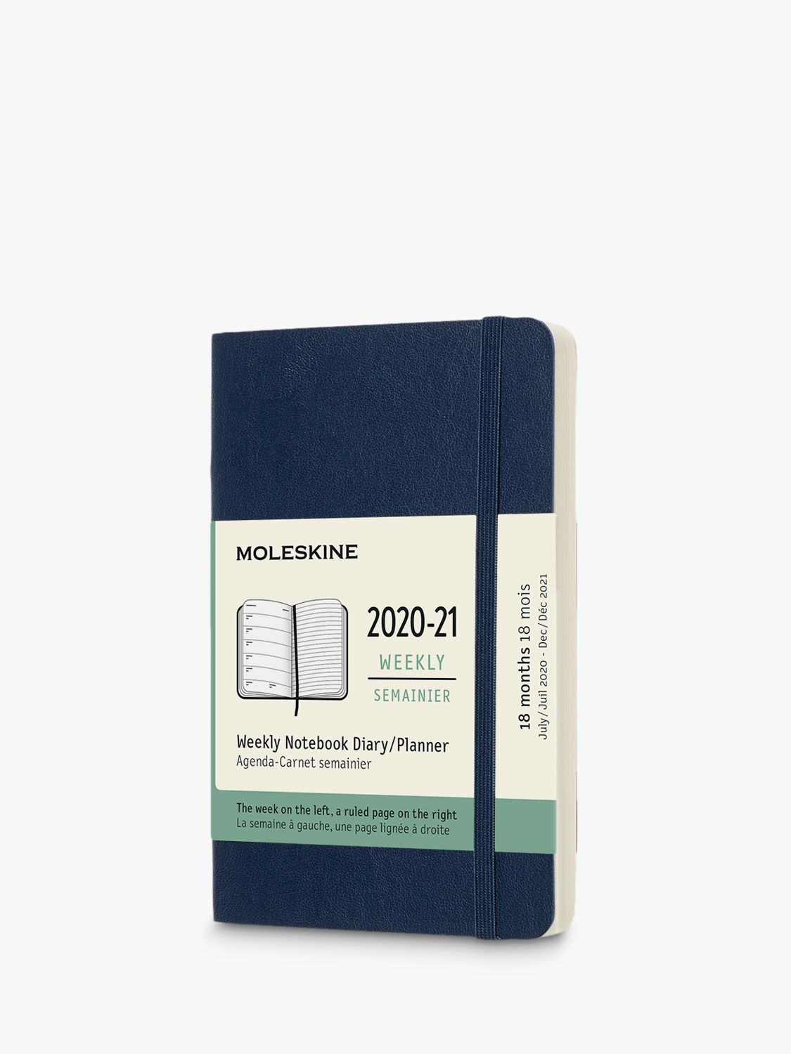 Moleskine Pocket Softcover Weekly Mid Year Academic Notebook Diary 2020