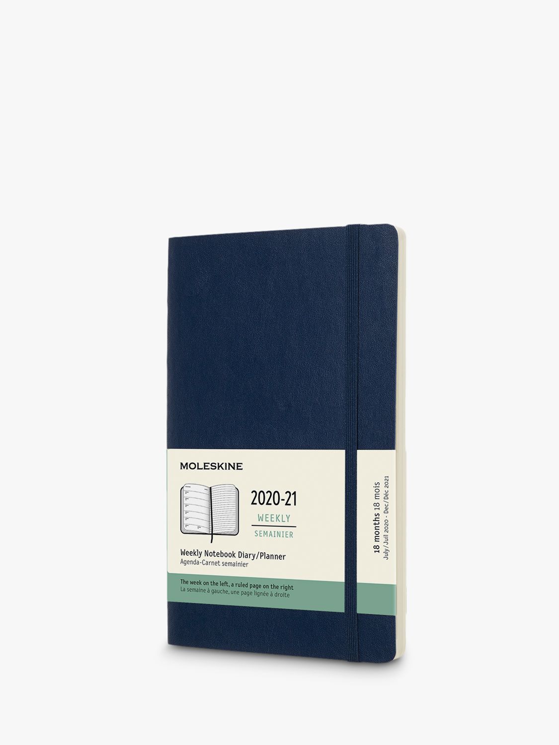 Moleskine Large Softcover Weekly Mid Year Academic Notebook Diary 2020