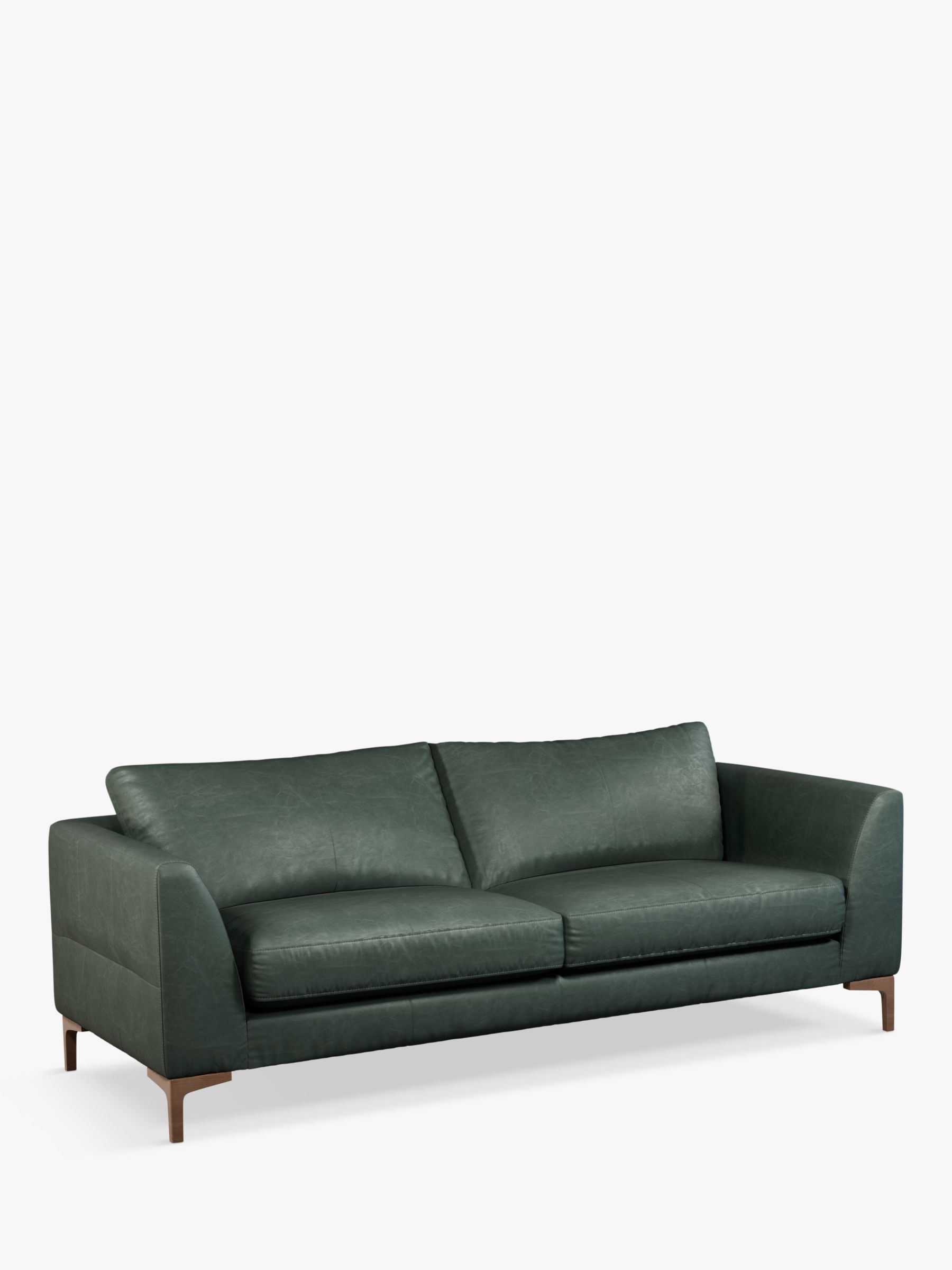 John lewis deals grey leather sofa