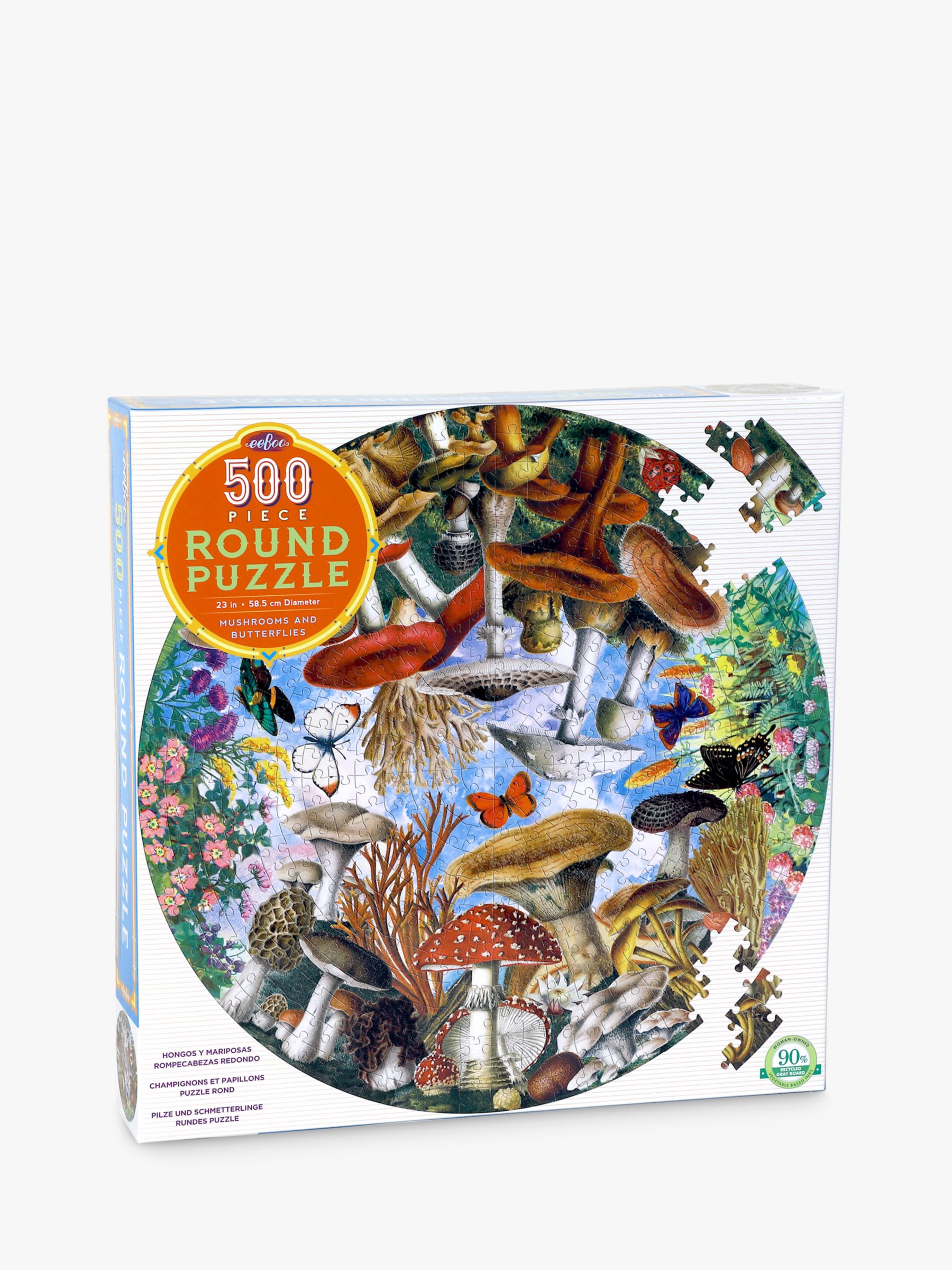 eeBoo Mushrooms & Butterflies Jigsaw Puzzle review