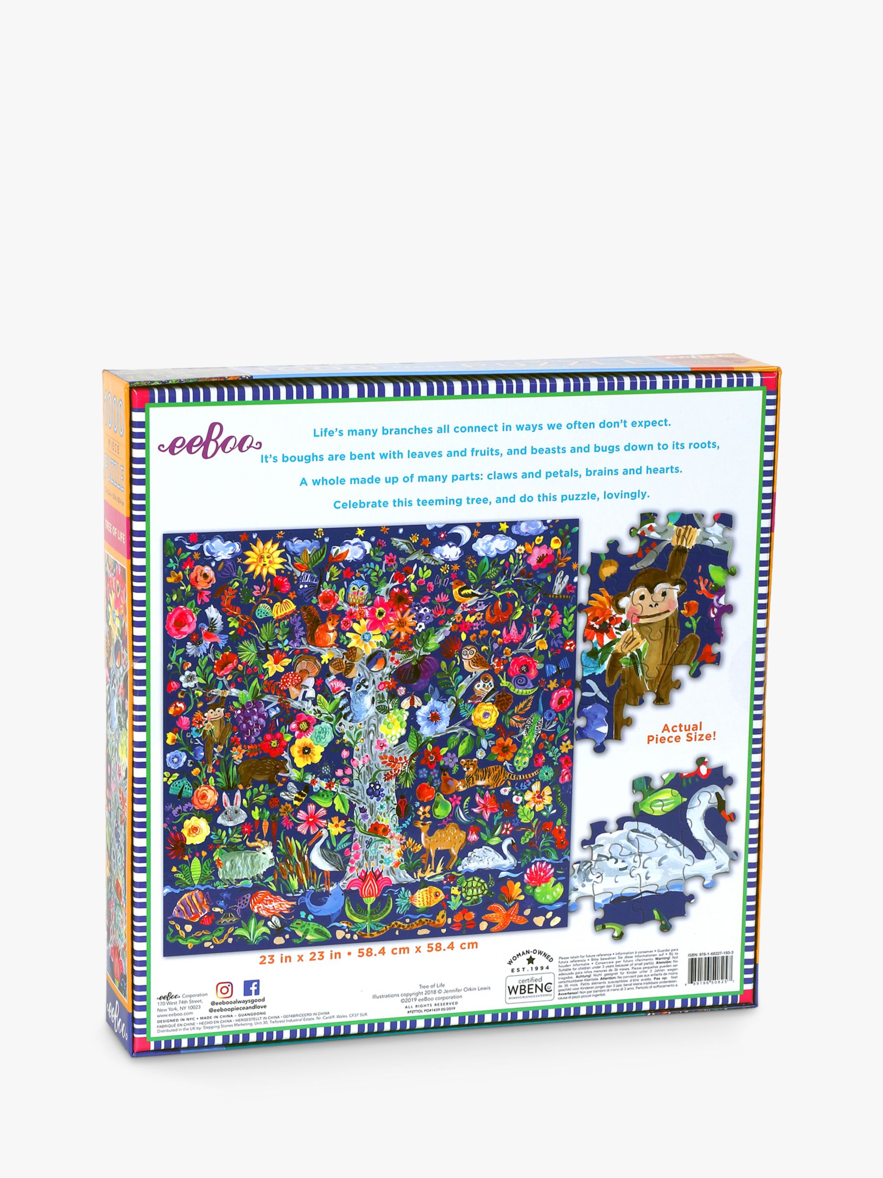 Eeboo Tree Of Life Jigsaw Puzzle 1000 Pieces